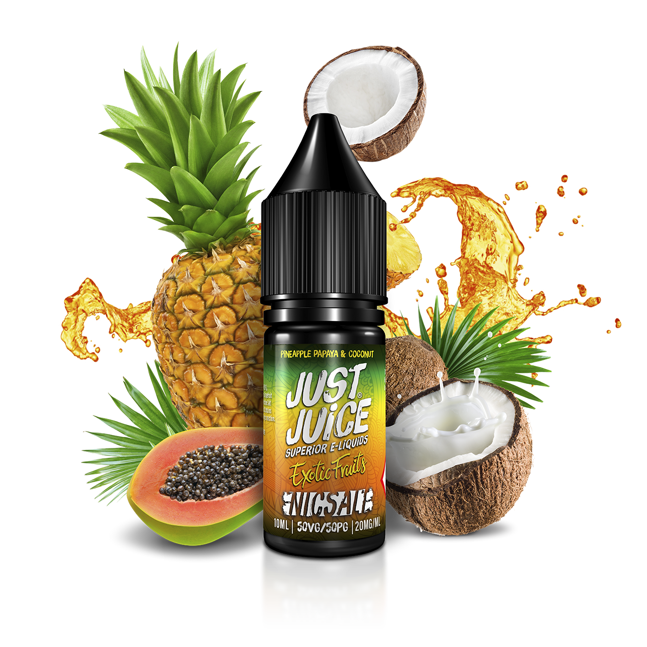 EXOTIC PINEAPPLE PAPAYA & COCONUT 20MG UK Pineapple Papaya & Coconut - Image 1