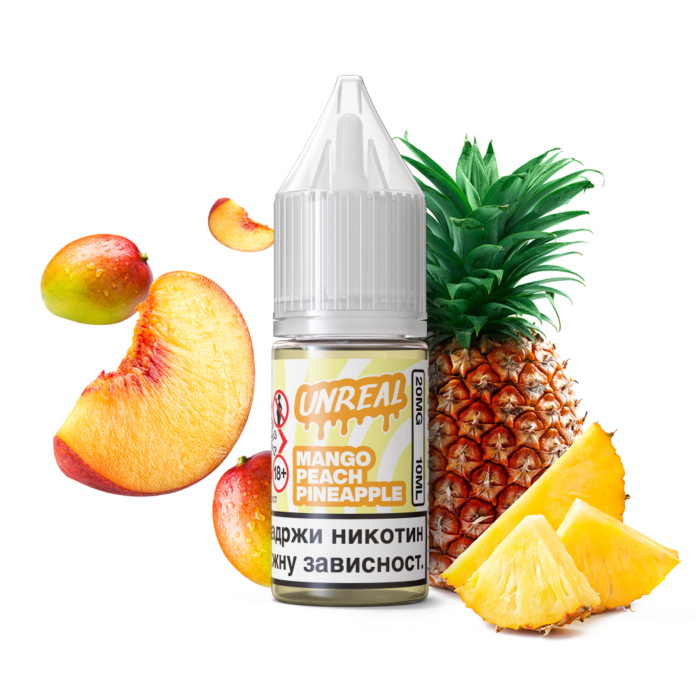 Unreal LIQ Mango Peach Pineapple Mango Peach Pineapple - Image 1